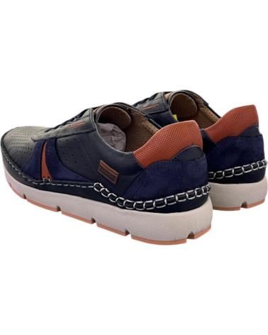 SNEAKERS CASUAL BAERCHI 2704 NAPPA BLU MARINO VARIOS COLORES
