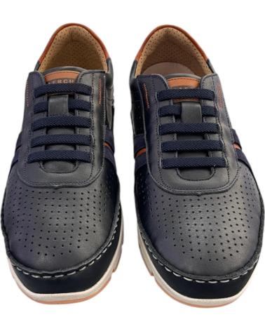 SNEAKERS CASUAL BAERCHI 2704 NAPPA BLU MARINO VARIOS COLORES