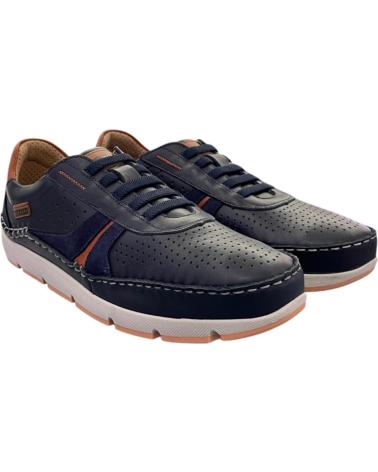 SNEAKERS CASUAL BAERCHI 2704 NAPPA BLU MARINO VARIOS COLORES