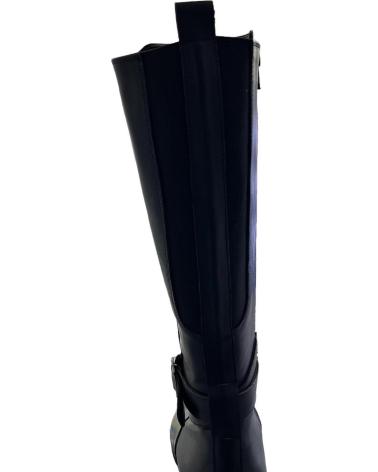 BOTTES HAUTES TREINTAS L-1102 EN CUIR NOIR VARIOS COLORES