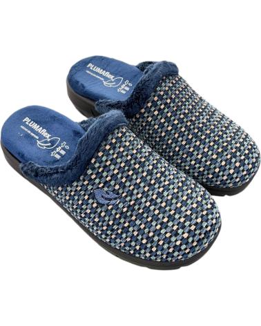 MULES D'INTÉRIEUR PLUMAFLEX 14216 OUVERTES DUMBRIA BLEUES VARIOS COLORES