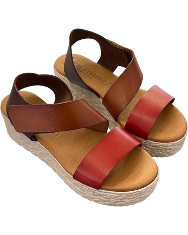 EVA FRUTOS 730 PLATEAU-SANDALEN BRAUN MULTI VARIOS COLORES