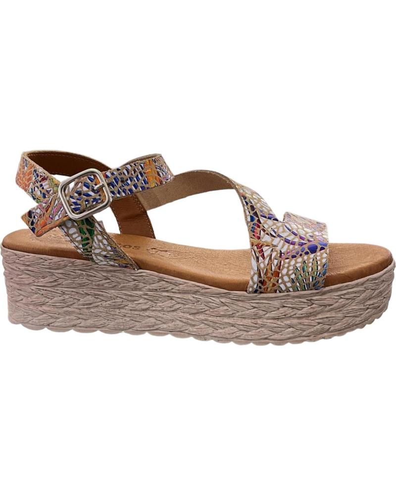 EVA FRUTOS PLATEAU-SANDALEN 742 DUNE IBISCUS VARIOS COLORES