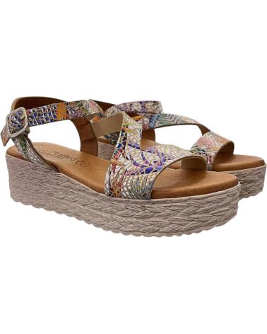 EVA FRUTOS PLATEAU-SANDALEN 742 DUNE IBISCUS VARIOS COLORES