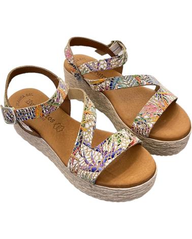 EVA FRUTOS PLATEAU-SANDALEN 742 DUNE IBISCUS VARIOS COLORES