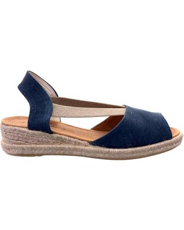 CM MEDITERRANEA 40233 BLUE ESPARTO LOW WEDGE SANDAL VARIOS COLORES