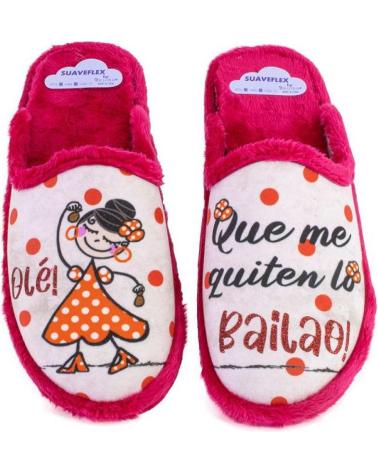 SUAVEFLEX 200 OLÉ - RED HOUSE SLIPPER ROJO
