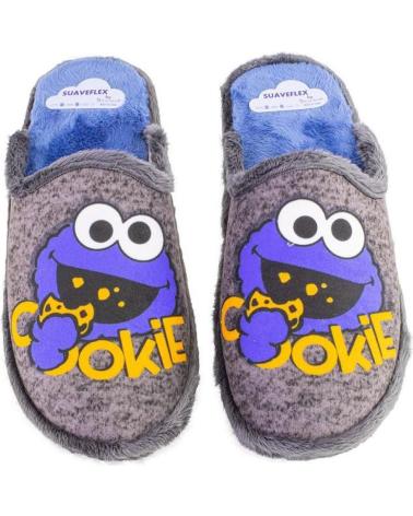 SUAVEFLEX 200-COOKIE GREY HOUSE SLIPPERS GRIS