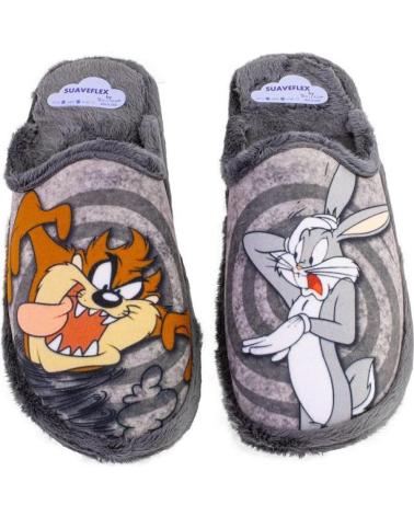 CHINELOS DE CASA SUAVEFLEX 200 BUGS BUNNY CINZA GRIS