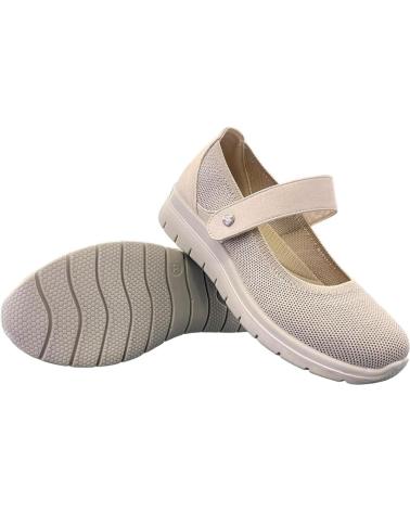 AMARPIES KOMFORT-SPANGENPUMPS AMD26332 MIT KLETTVERSCHLUSS - BEIGE VARIOS COLORES