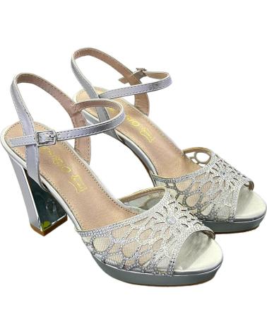 PRESTIGIO PARTY-SANDALEN C-443 SILBER VARIOS COLORES