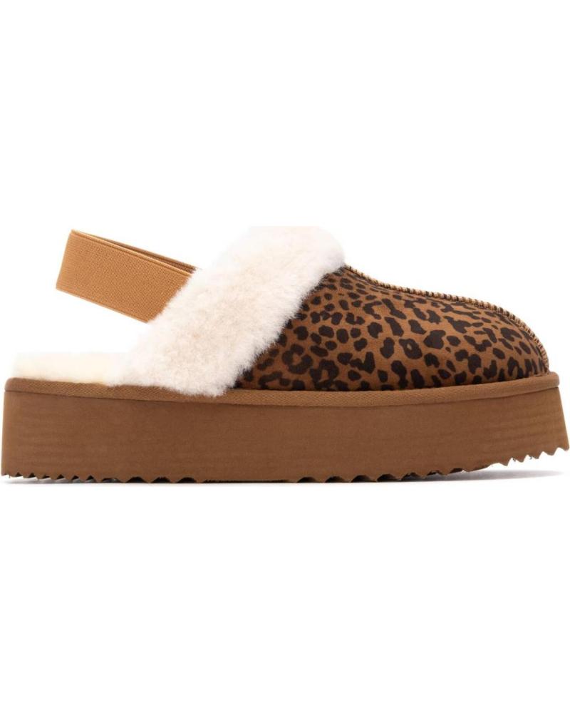 XTI MULES 144440 LEOPARDATO MARRONE CON INTERNO IN PELLICCIA DI AGNELLO LEOPARDO