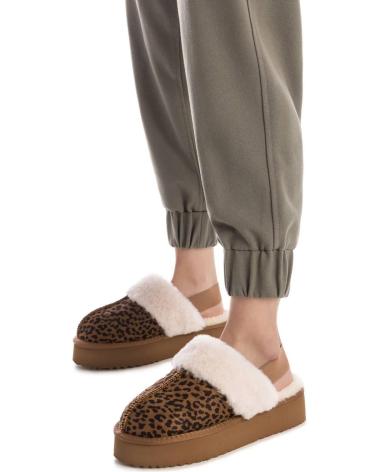 XTI MULES 144440 LEOPARDATO MARRONE CON INTERNO IN PELLICCIA DI AGNELLO LEOPARDO