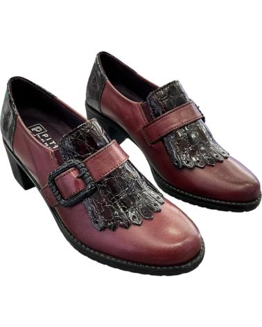 PITILLOS ZAPATOS TACON MUJER 5332 VARIOS COLORES ROJO