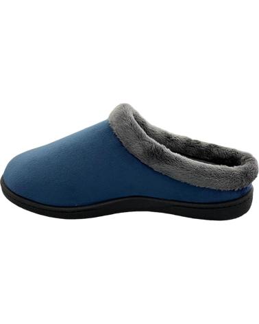 PLUMAFLEX ZAPATILLAS DE CASA 12230 MARINO DESCALZA HOLLAND BORDADO PLU AZUL