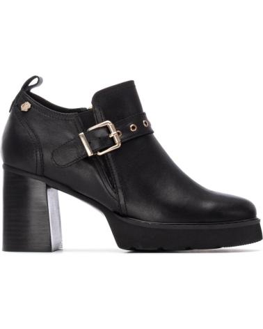 BOTTINE CARMELA 162704 NOIRE AVEC TALON BLOC ET BOUCLE NEGRO