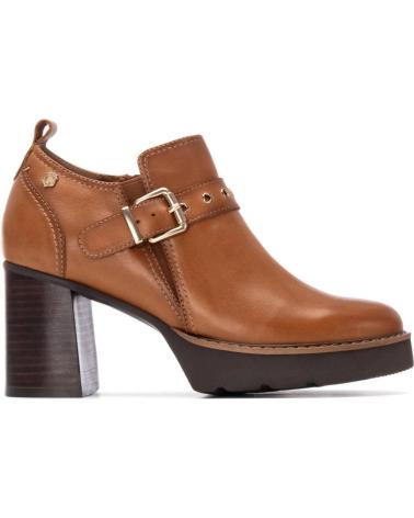 BOTTINE CARMELA 162704 CAMEL À TALON BLOC ET BOUCLE CAMEL