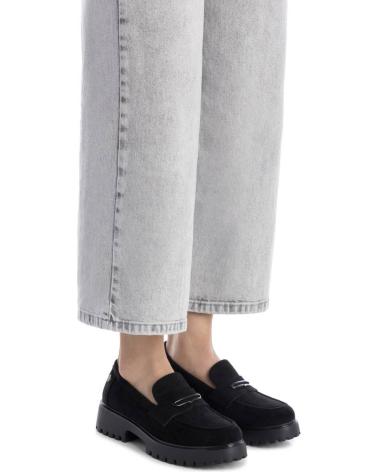 MOCASSIM REFRESH 173012 PRETO COM SOLA TRATORADA NEGRO