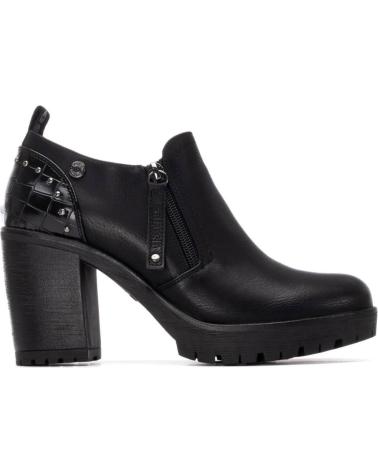 BOTTINE REFRESH 173201 NOIRE À TALON LARGE ET PLATEFORME NEGRO