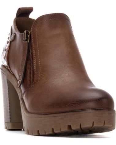 BOTTINE REFRESH 173201 CAMEL À TALON LARGE ET PLATEFORME CAMEL