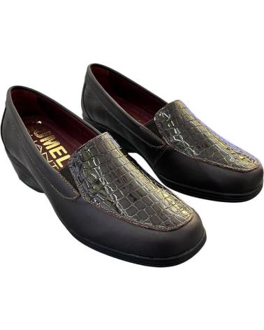 LUMEL 9090 CHOCOLATE BROWN LEATHER LOAFERS VARIOS COLORES