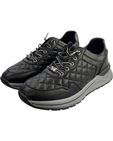 TREINTAS L-3857 BLACK LEATHER CASUAL SNEAKERS VARIOS COLORES