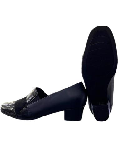 D`CUTILLAS MOCASSIM PRETO 81737 COM SALTO LARGO VARIOS COLORES