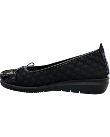 DOCTOR CUTILLAS QUILTED BLACK BALLERINAS MODEL 75211 NEGRO