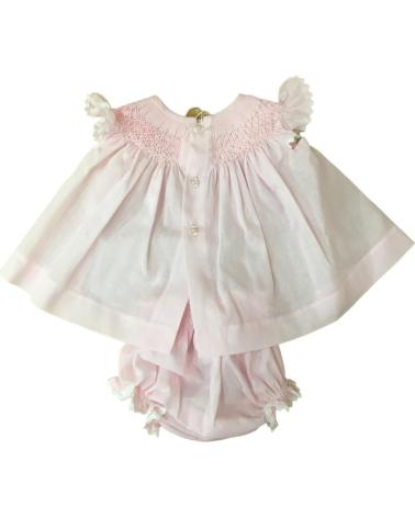 DBB MINI BATISTA JESUSITO DRESS FOR BABY GIRL - MODEL Q016 PINK ROSA