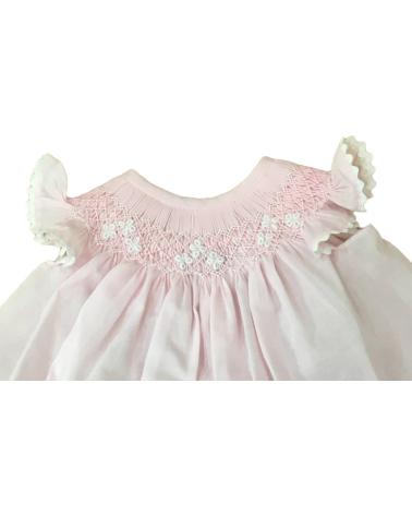 DBB MINI BATISTA JESUSITO DRESS FOR BABY GIRL - MODEL Q016 PINK ROSA