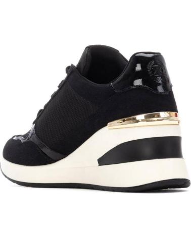 SNEAKERS SPORTIVE XTI BASIC MODELLO 13001-01 NERE CON CERNIERA NEGRO
