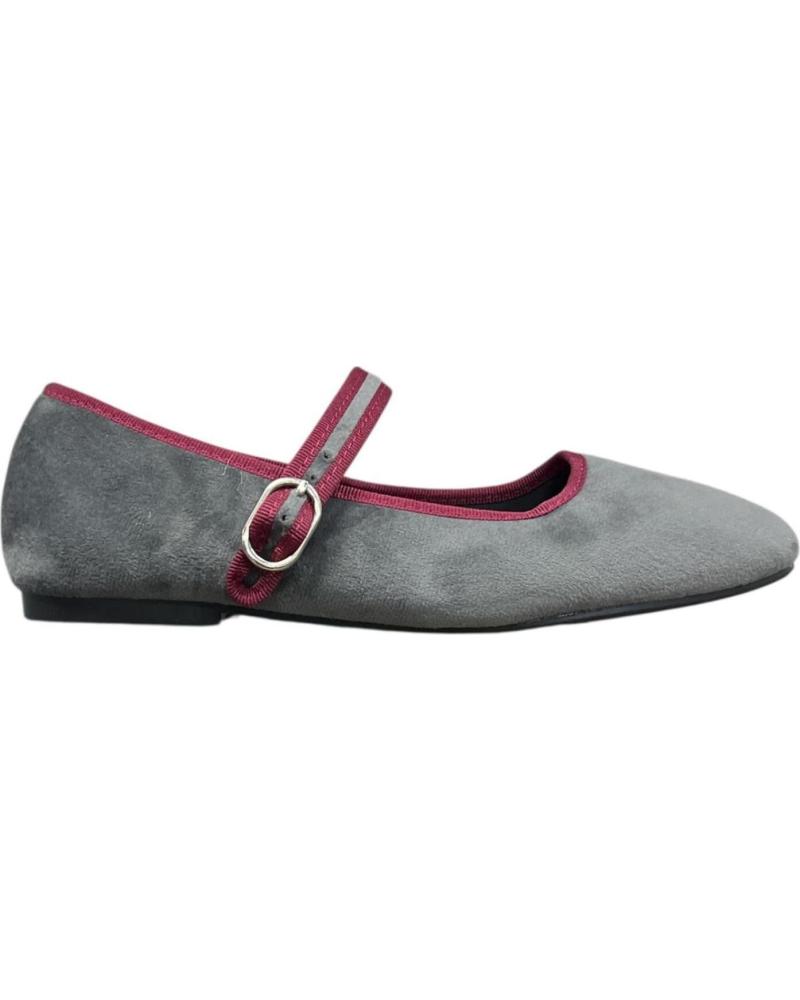 CALZADOMANIA MERCEDITA SERRAJE GRIS