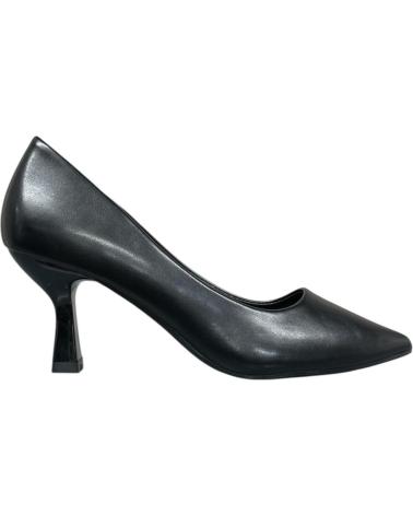 CALZADOMANIA BLACK MID STILETTO HEEL PUMPS NEGRO