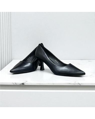 CALZADOMANIA SAPATOS DE SALTO AGULHA MÉDIO PRETOS NEGRO