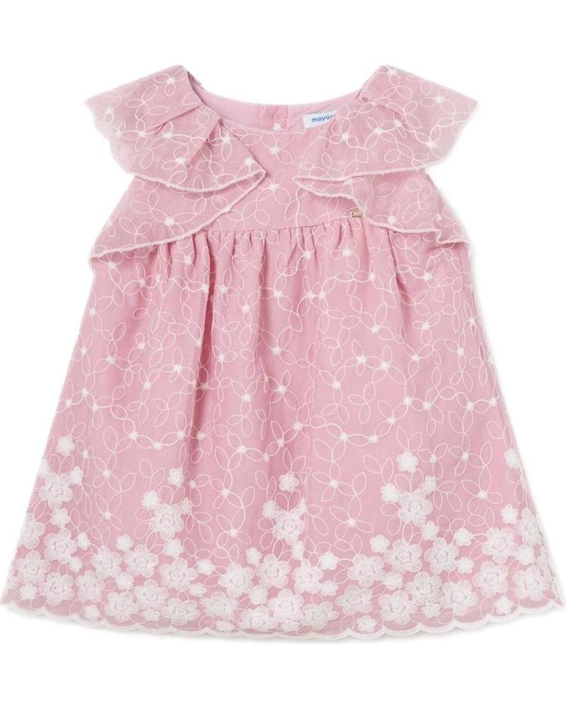 MAYORAL 1907 EMBROIDERED RUFFLE DRESS FOR GIRL VARIOS COLORES
