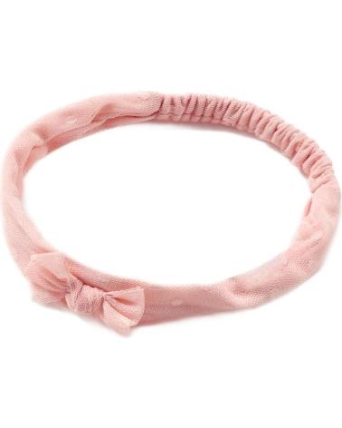 VESTIDO MAYORAL 1920 DE TULE ROSA COM DIADEMA PARA MENINA ROSA