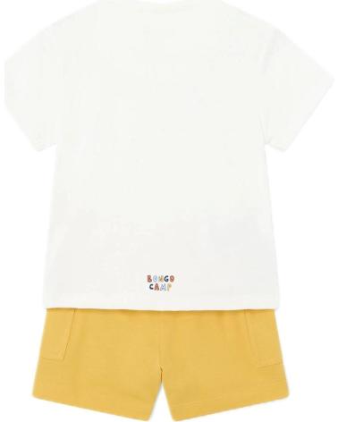 MAYORAL ENSEMBLE T-SHIRT ET SHORT 1654 JAUNE AMARILLO