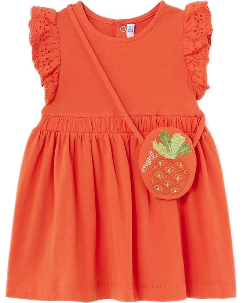 MAYORAL VESTIDO COM BOLSINHA 1919 LARANJA NARANJA