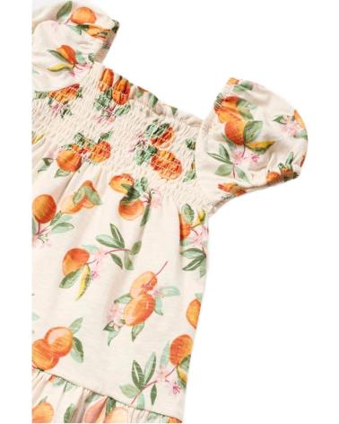 VESTIDO ESTAMPADO MAYORAL 1923 CON DIADEMA A JUEGO NARANJA NARANJA