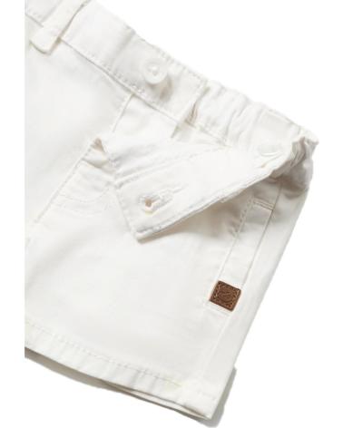 BERMUDA MAYORAL 201 EN SERGÉ BETTER COTTON POUR BÉBÉ GARÇON BLANC BLANCO