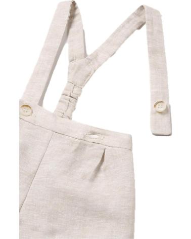 MAYORAL COMPLETO 2 PEZZI CON BRETELLE NEONATO MASCHIO MODELLO 1217 BEIGE BEIGE