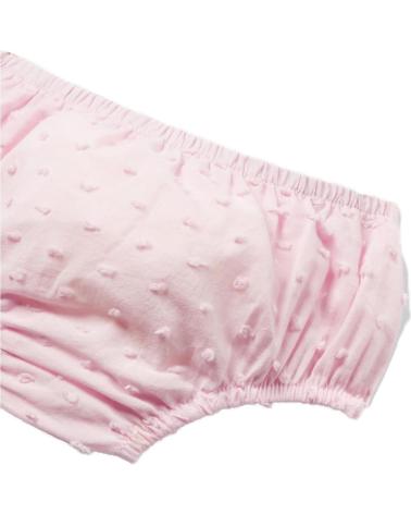 MAYORAL VESTIDO PLUMETI 1805 ROSA CON BRAGA A JUEGO ROSA