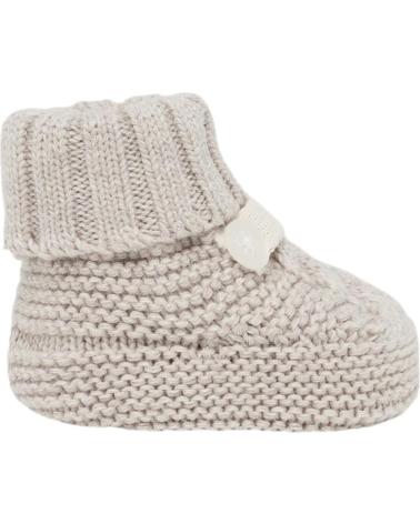MAYORAL PANTUFA TRICOT 9798 - BOTINHA DE TRICÔ PARA BEBÉ COR TAUPE CINZA GRIS