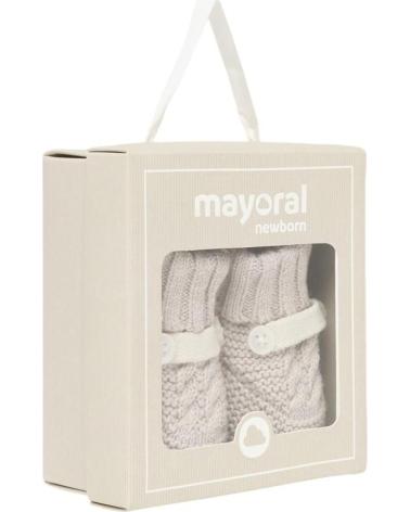 MAYORAL STRICKSCHUH 9798 - STRICKSTIEFELCHEN FÜR BABYS FARBE TAUPE GRAU GRIS