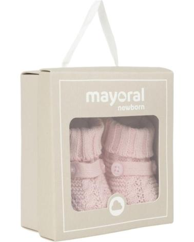 MAYORAL SCARPINE TRICOT NEONATO FEMMINA MODELLO 9798 ROSA ROSA