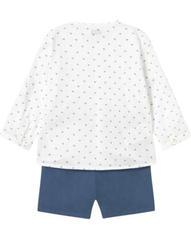MAYORAL CONJUNTOS DE ROPA PARA BEBES NINO 1249 CONJUNTO BERMUDA Y CA AZUL