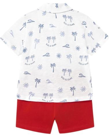 MAYORAL COMPLETO POLO E PANTALONCINI 1657 ROSSO ROJO