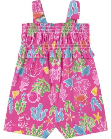 MAYORAL FLORAL PRINT PINK ROMPER FOR BABY GIRL - REF. 1839 ROSA