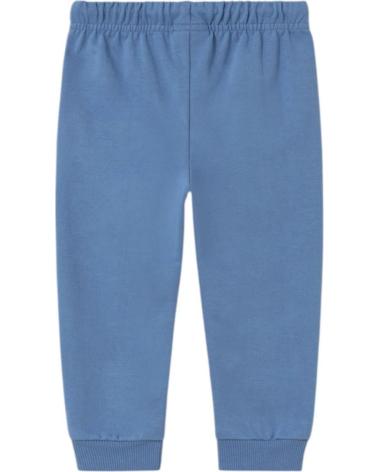 MAYORAL TRACKSUIT SET 1843: BLUE HOODIE AND TROUSERS WITH WHITE T-SHIRT AZUL
