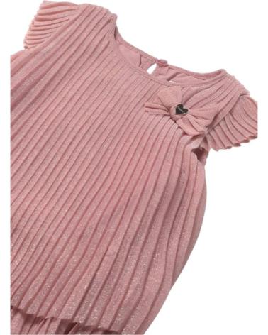 VESTIDO DE TULE PLISSADO MAYORAL 1907 PARA BEBÊ MENINA - ROSA ROSA